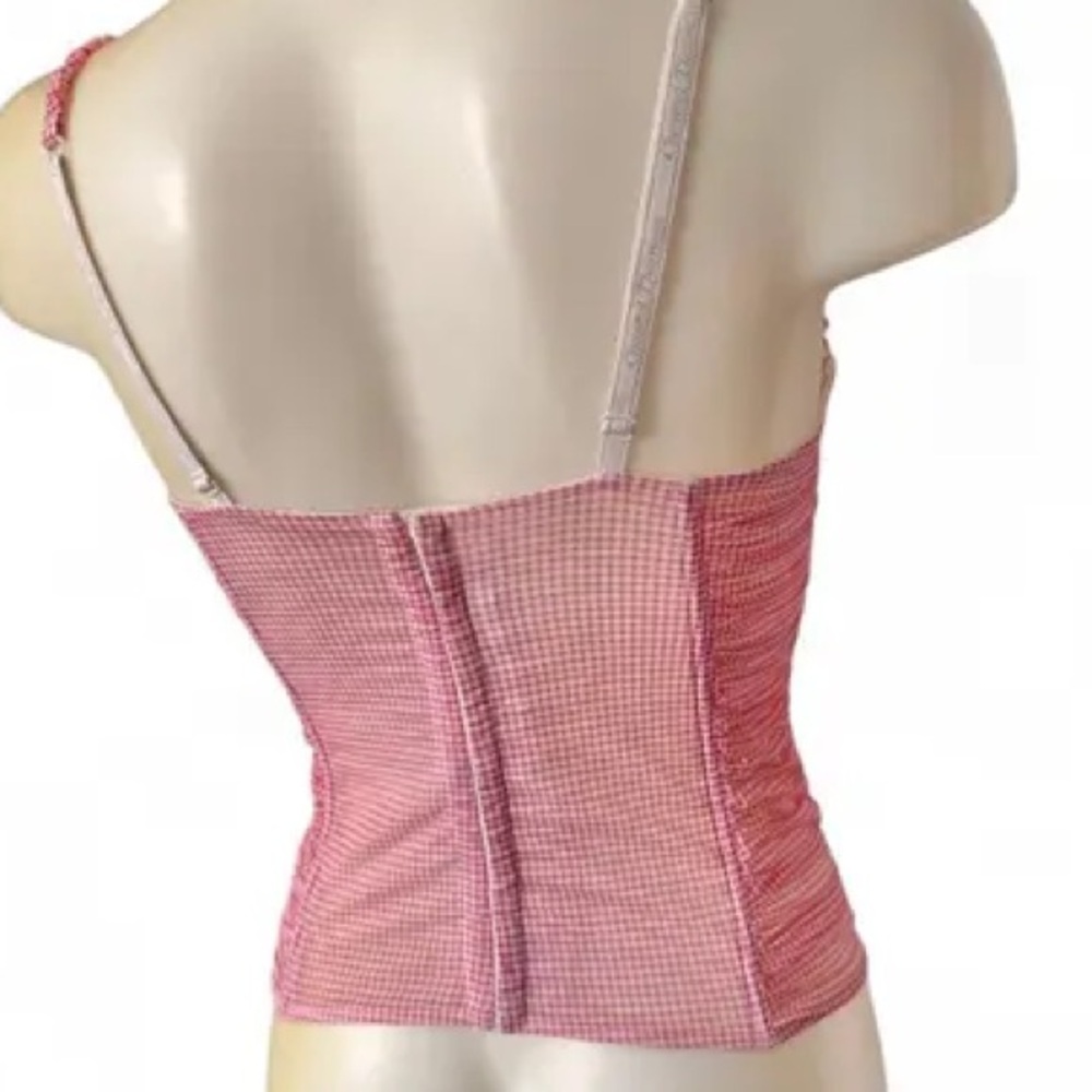 Chantal Thomas Pink Gingham Corset Top - Picture 10 of 10